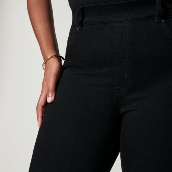 SPANX by Sara Blakely Ankle Skinny Jeans, Clean Black - Picture 5 of 16